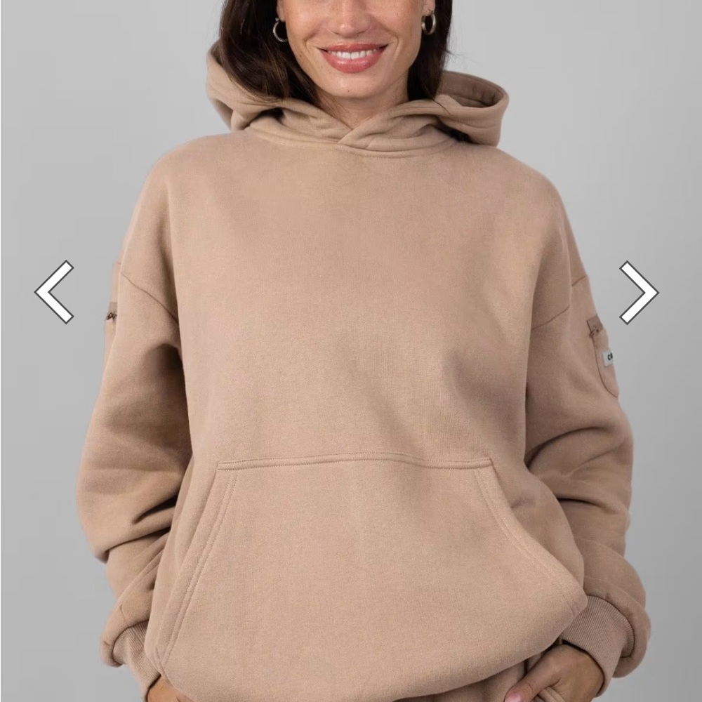 Comfrt unisex travel essentials Tan Hoodie